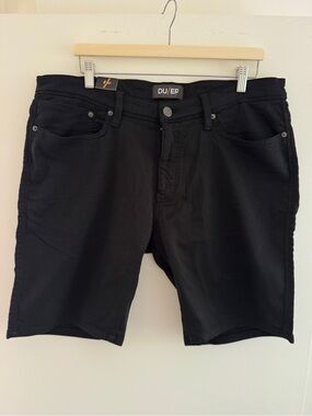 DU/ER Men's Black Hybrid Shorts - Stretch Everyday Fit